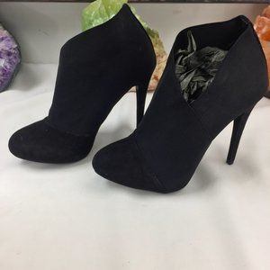 J Simpson Suede Stiletto Boot "Neesha" Black